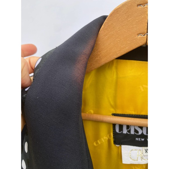 1990s CRISCIONE x CACHE polka dot blazer - Picture 6 of 8